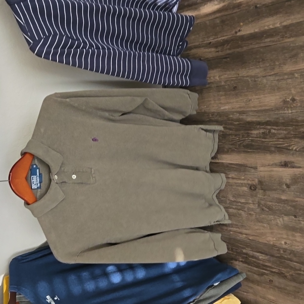Ralph Lauren Polo long sleeve shirt medium olive